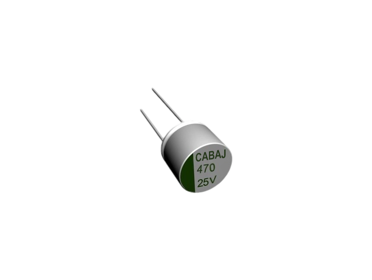polymer electrolytic capacitor low indepedance ESR CABAJ for military & defense